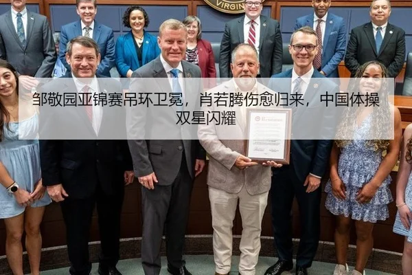邹敬园亚锦赛吊环卫冕，肖若腾伤愈归来，中国体操双星闪耀